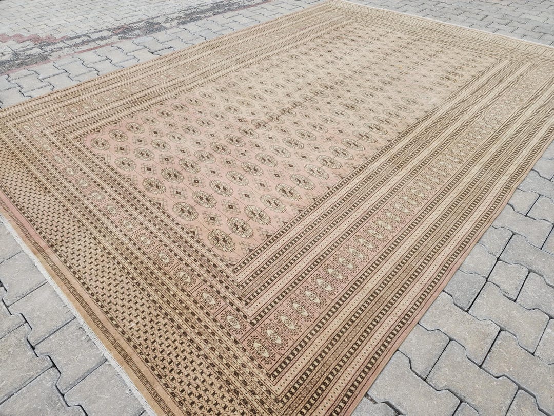 7x11 Türkmen Rug, Neutral Cream Rug, Hand Knotted Rug, Gift Rugs for ...