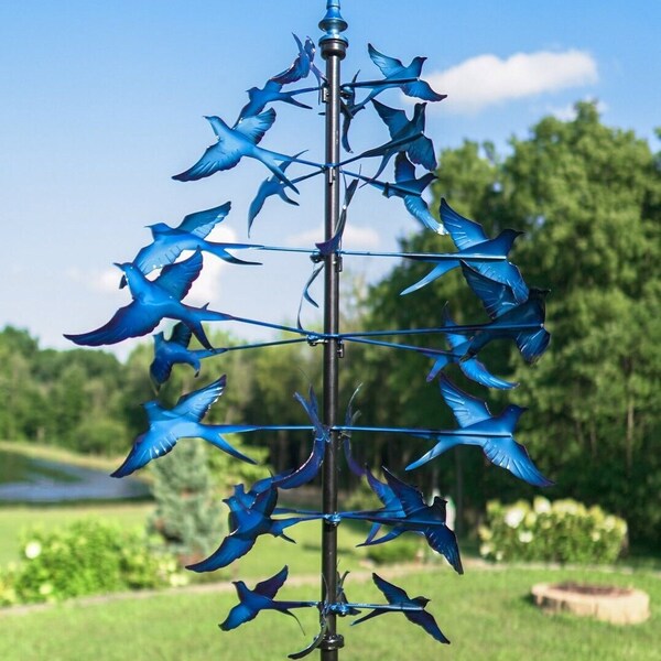 Bluebirds Kinetic Art Spinner