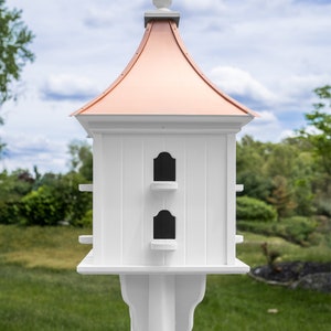 Copper Roof Birdhouse - Maintenance-Free