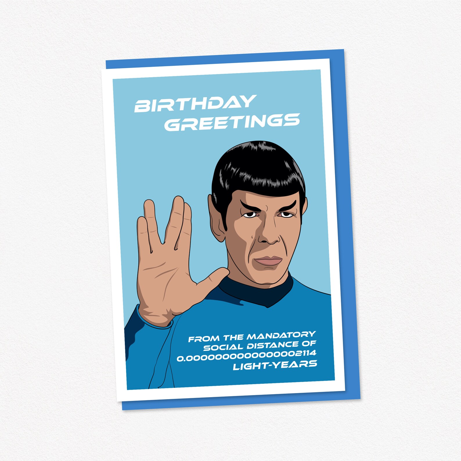 Spock Birthday Card / Birthday Greetings / Star Trek Birthday | Etsy