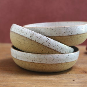 White speckled bowl