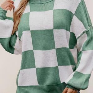 Checkered Sweater/sweatshirt