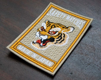 Japanese Tiger Matchbox Patch