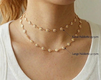 Collar de margaritas resistente al agua fabricado en acero inoxidable 316L