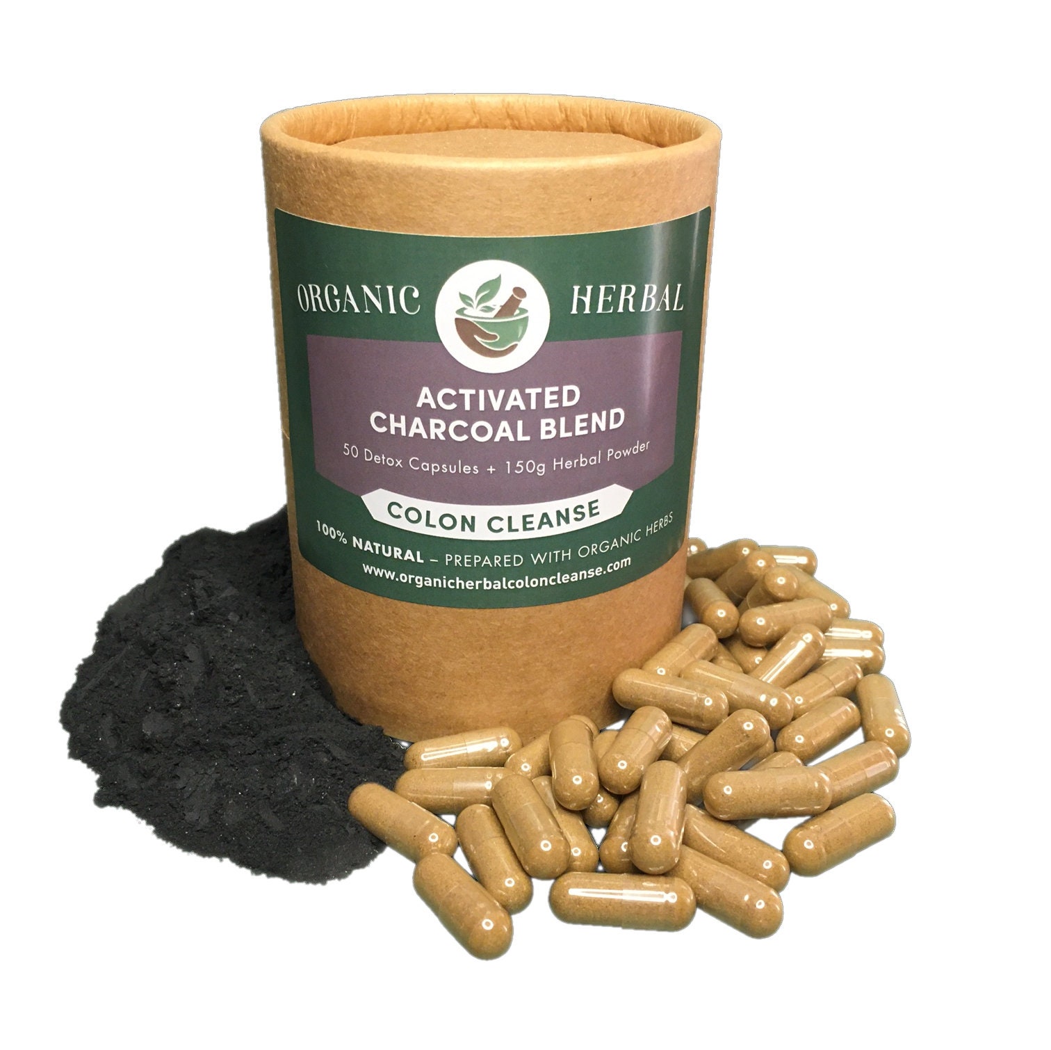 Colon Cleanse with Activated Charcoal Etsy