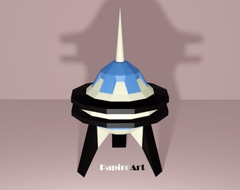 Flying saucer, Papercraft UFO, 3D fluing saucer