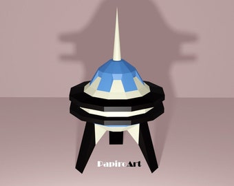 Flying saucer, Papercraft UFO, 3D fluing saucer