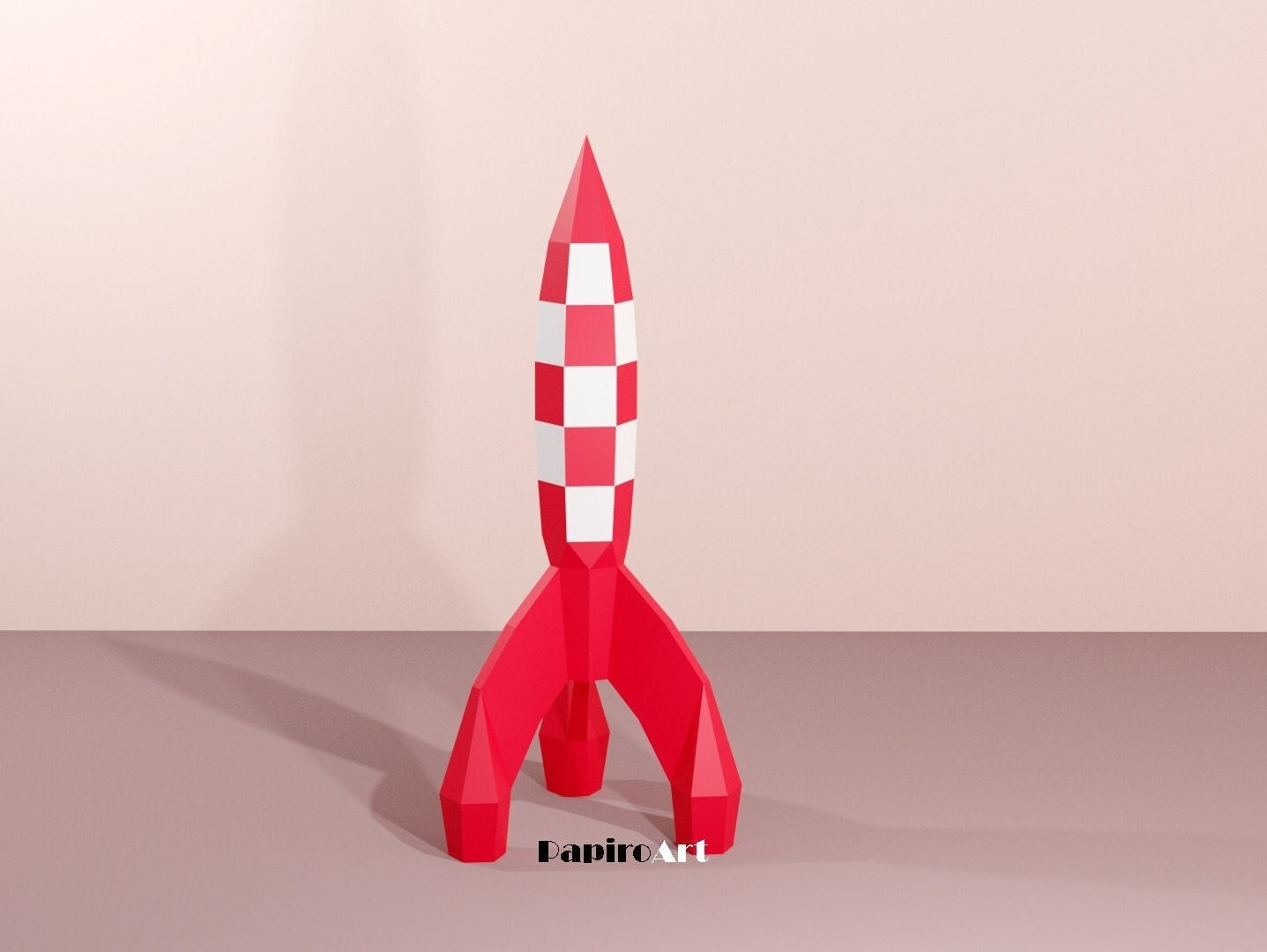 Impression 3D Fusée Tintin (Tintin Rocket) • Fabriqué avec une
