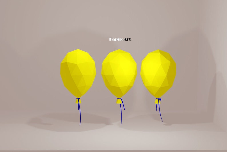 Ballon papercraft, Ball 3D, DIY, ballons image 3