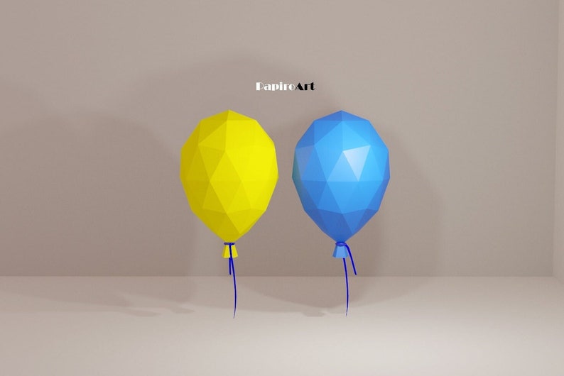 Ballon papercraft, Ball 3D, DIY, ballons image 1