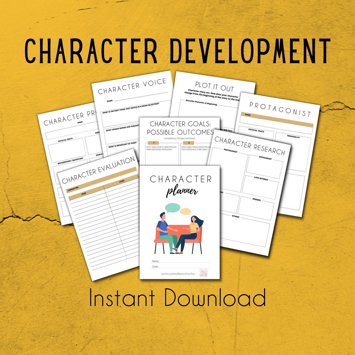 Character Development Template Character Worksheets Character Character Development Template Character Worksheets Character