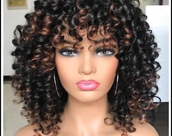 Short Wigs For Black Women Etsy
