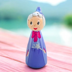 Fairy Tale Cartoon Character Peg Doll - 3.5" Tall