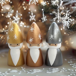 Christmas Gnome Peg Dolls