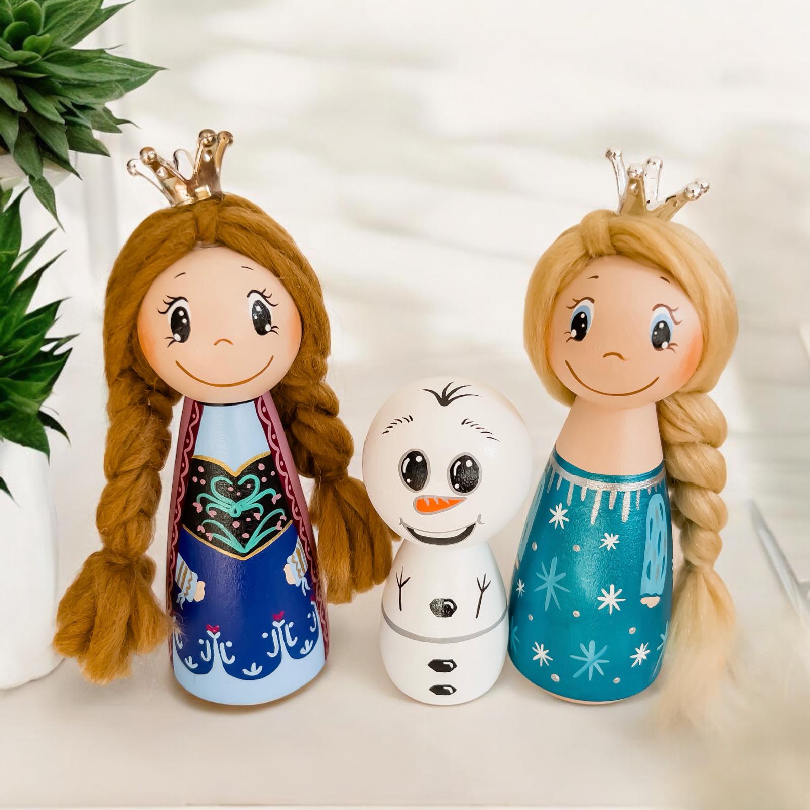 Frozen Markers For Peg Dolls PEG PEOPLE OF THE WORLD 10 PIECE