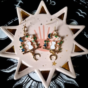Kawaii cat earrings