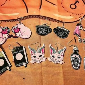 Pastel Goth Earrings