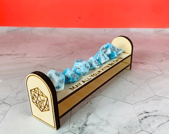 May All Your Hits Be Crits Dice Stand, DnD, pathfinder, dice holder, Critical Success, Natural 20, DnD gift for gamer, Pathfinder gamer gift