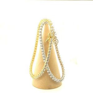 Tennis Bracelet with Diamonds for Women| Gold Bracelet | Cheap Bracelet for Girlfriend  | Tennis Bracelet | Gift for Mother | Graduation Day
