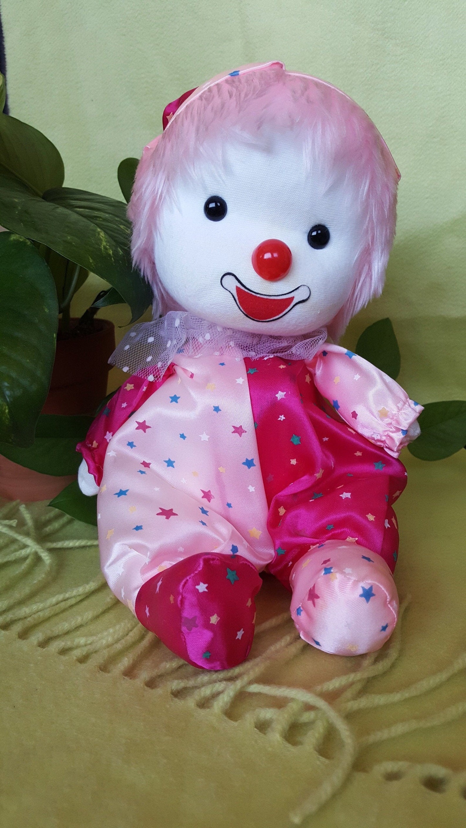 80s Vintage Poter Clown Doll Musical with Rotary Head Etsy