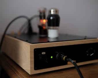 Amplificador de auriculares a válvulas Eufonika modelo H22S (6SN7 y 6080)