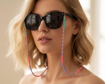 Colorful Sunglass Strap | Eyewear Cord & Sunglass Holder | Glasses Chain