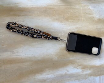 Purse Bag Clutch Camera Wristlet Strap, Shiny Phone Case Handle Lanyard