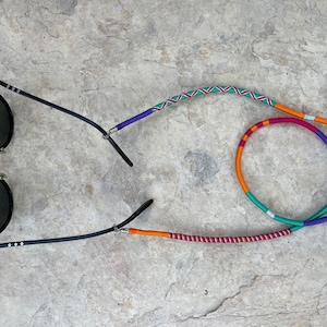 Handmade Colorful Sunset Unisex Sunglass Cord Strap