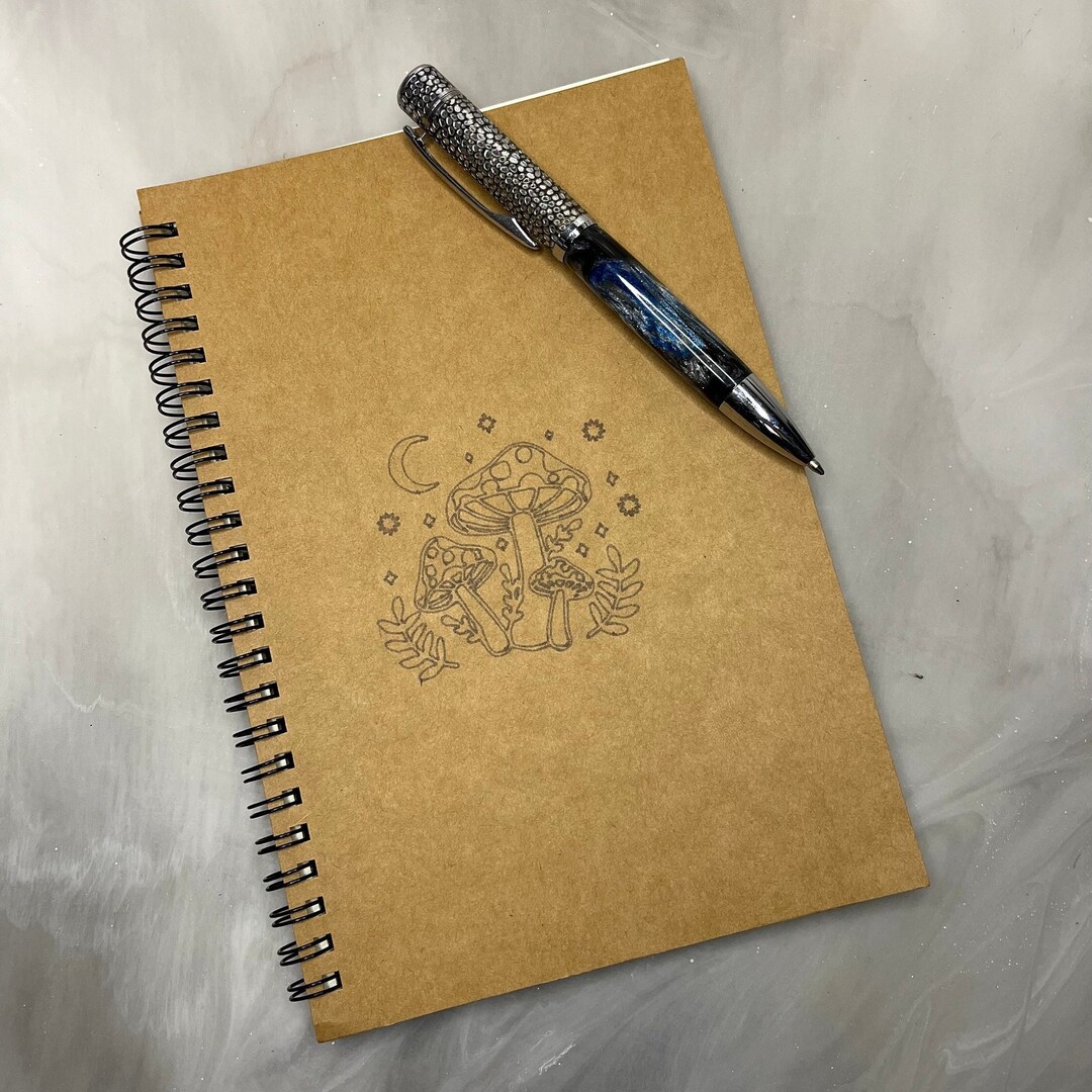 Spiral Notebook. Unique Design. Hearty Cardstock. Etsy
