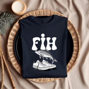 Fih Shoes, Fish Shirt, Funny Misspelled Fish Meme, Fih Calling Humor, Fish Lover Gift, Fisherman Shirt, Fishing Humor, Funny Fish Meme Shirt