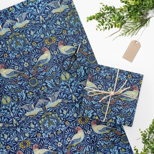 William Morris Wrapping Paper Unisex Floral Wrapping Paper - Etsy