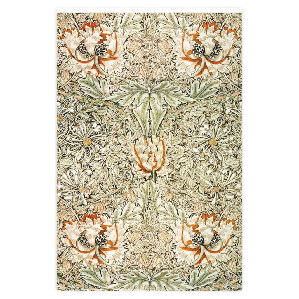 William Morris Wrapping Paper Beige Wrapping Paper Christmas Etsy