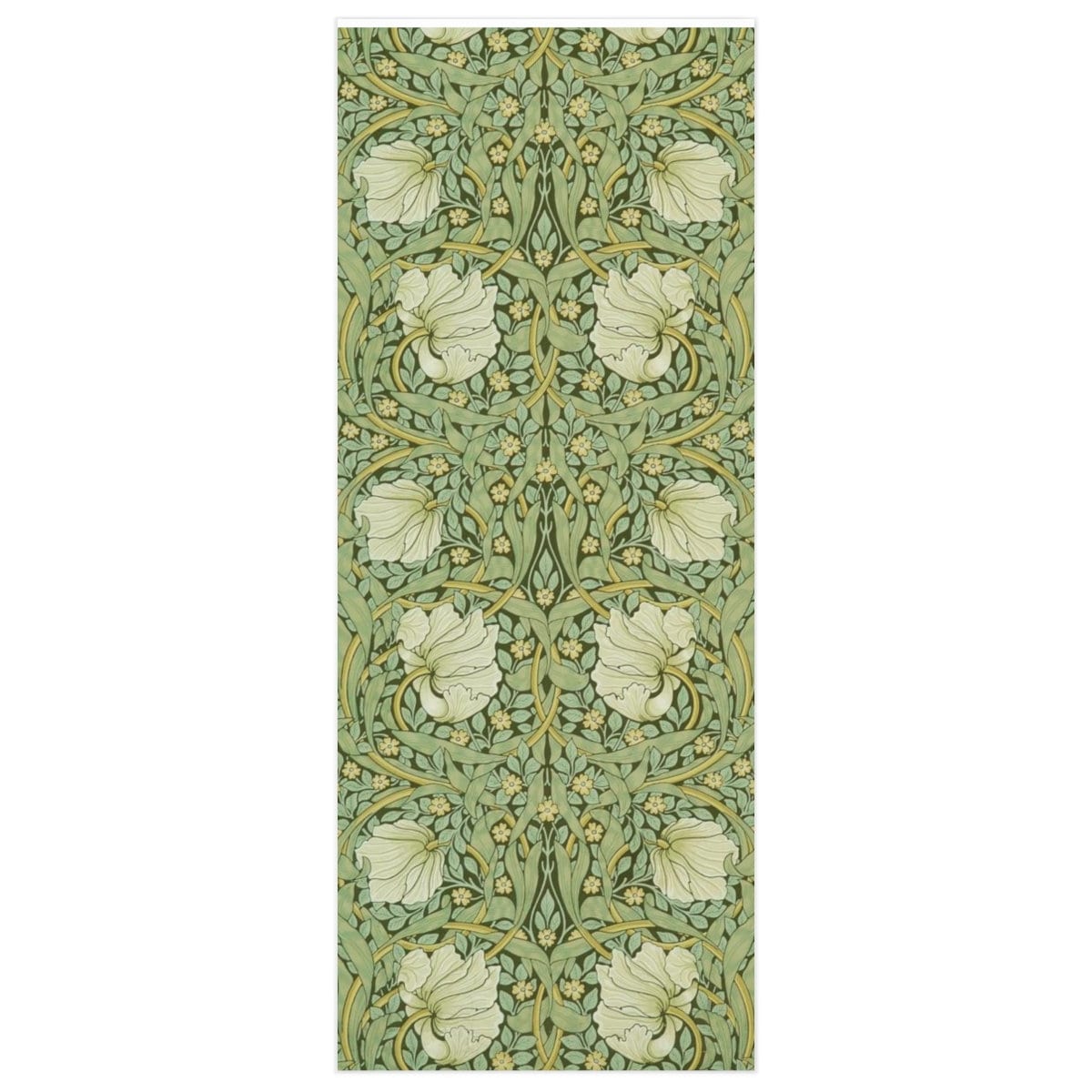 William Morris Wrapping Paper With Pimpernel Print Green Gift - Etsy