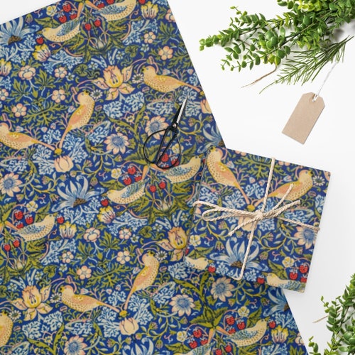 William Morris Wrapping Paper Unisex Floral Wrapping Paper - Etsy