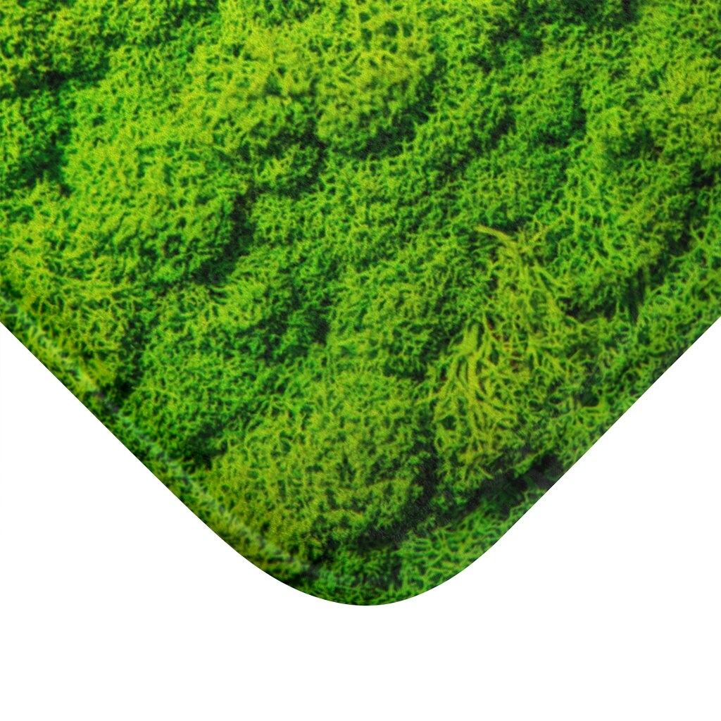 Green Moss Bath Mat Etsy