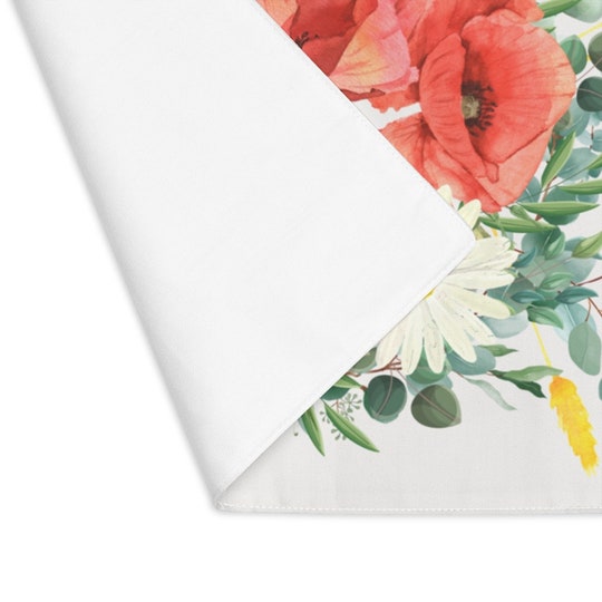 Cotton Cottagecore Flowers Placemat