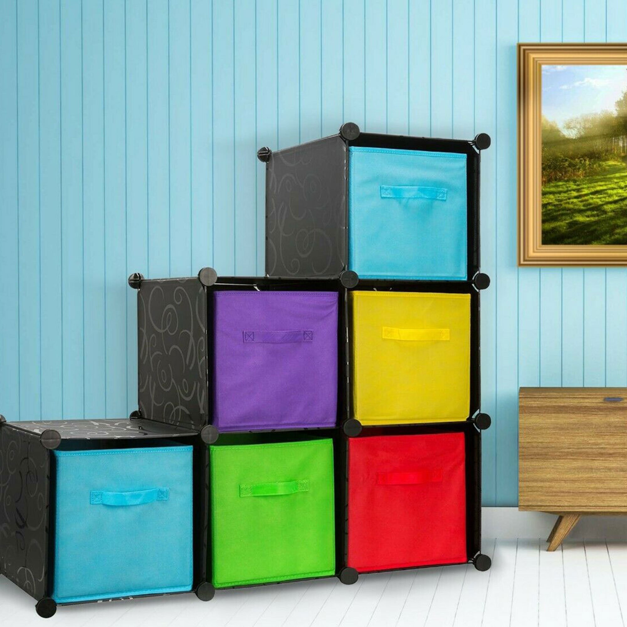 6 cubo diy ropa armario de almacenamiento de casa organizador | Etsy