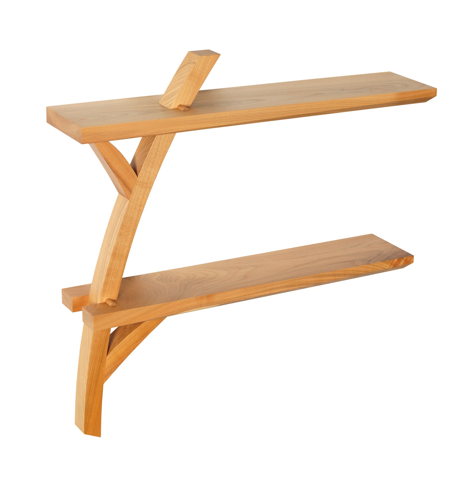 Decorative floating cantilever wall shelves Small Sylvestris Etsy