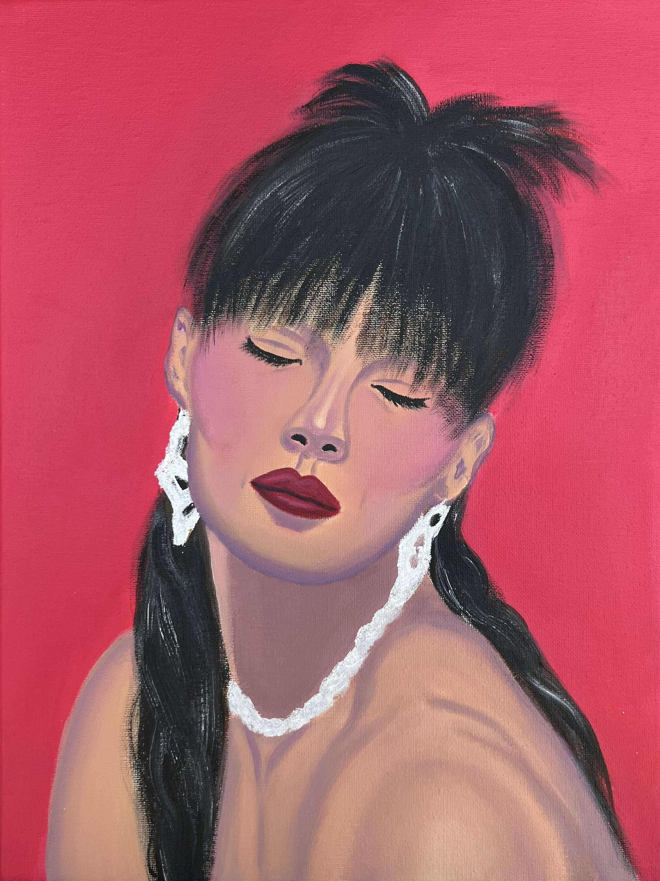 Rina Sawayama Original Acrylic Painting 'This Hell'