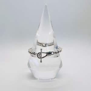 Silver Toggle Rolo Chain Bracelet: Nautical Jewelry