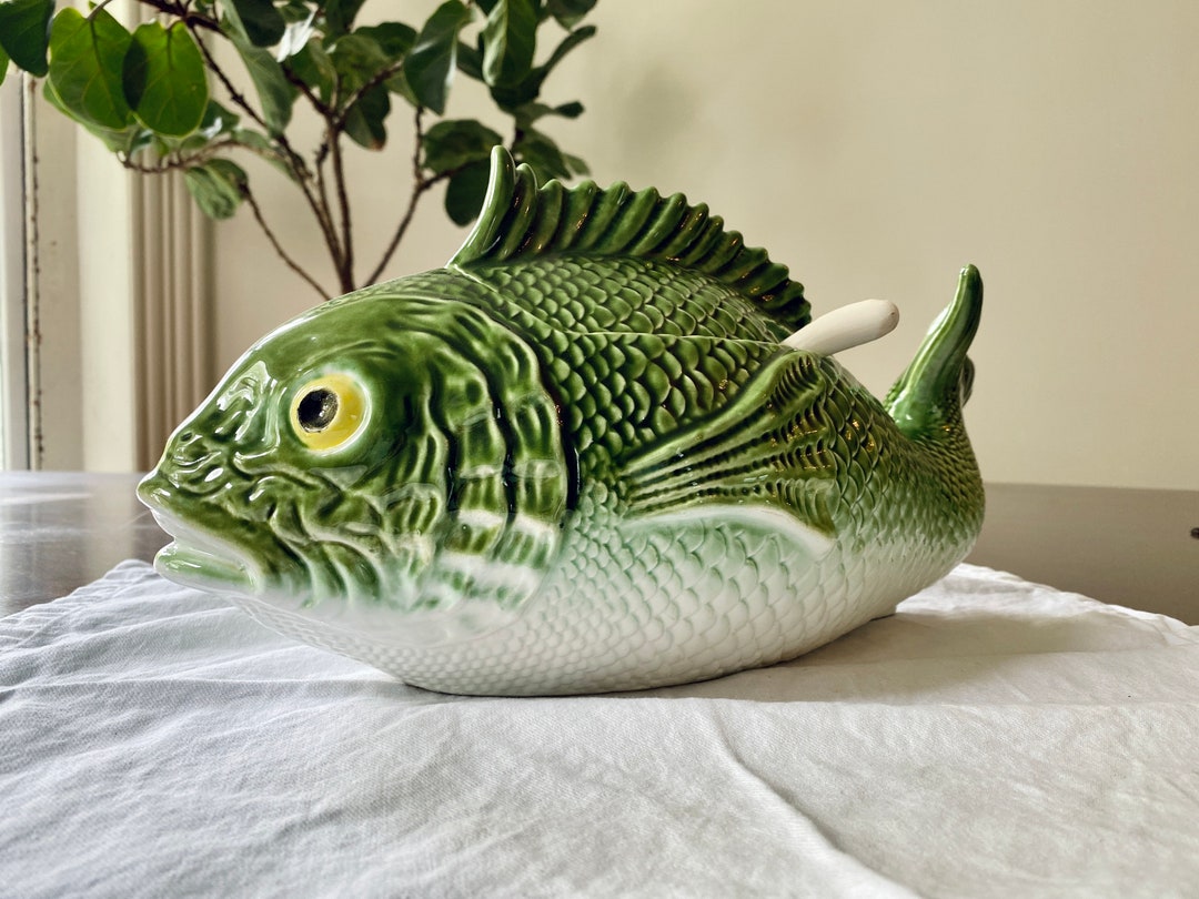 1950s Vintage Fish Soup Tureen With Serving Spoon - Etsy