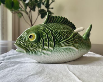 1950s Vintage Fish Soup Tureen With Serving Spoon - Etsy