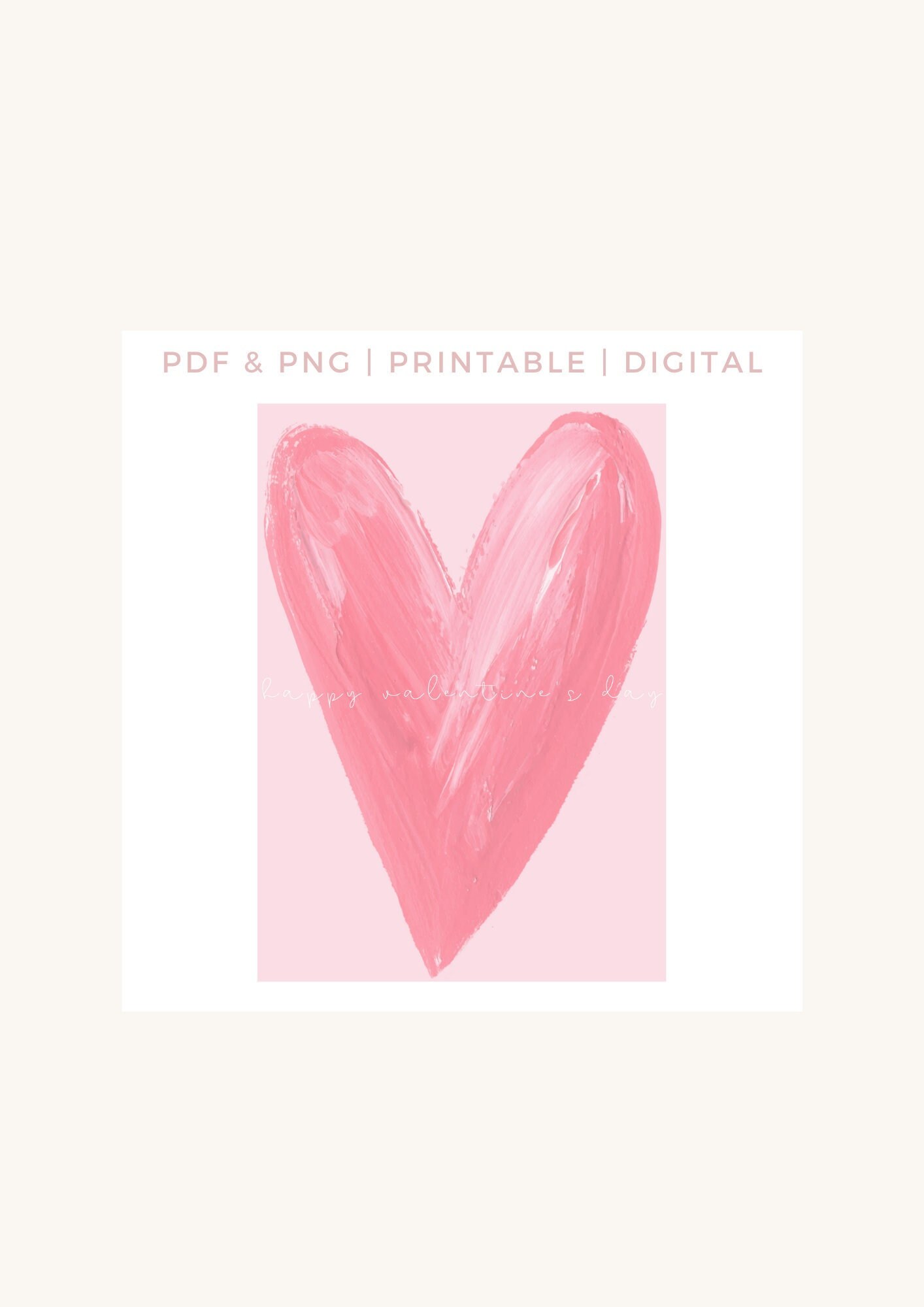 Love Card Printable Card Instant Download Digital PDF Gift for Partner ...