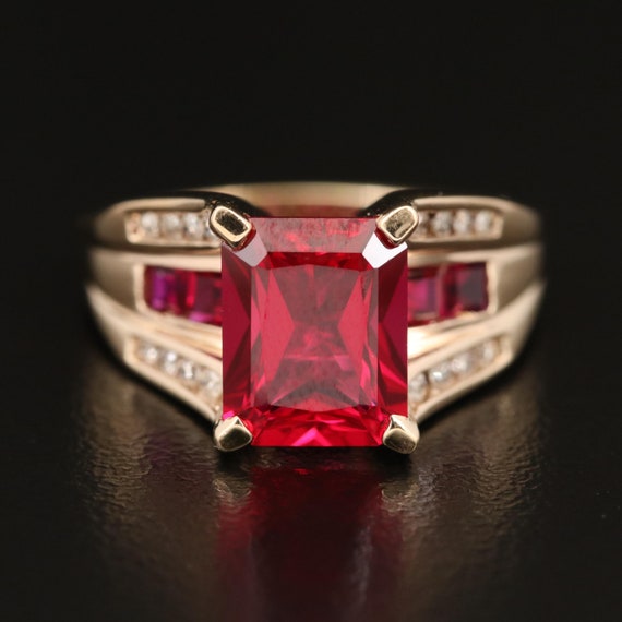 Mens wedding ring ruby sale