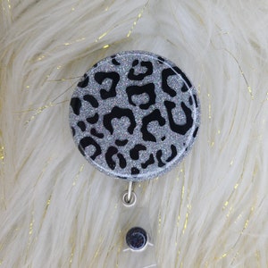 LEOPARD BADGE REEL Badge Reel/nurse Badge Reels/customizable With Any  Design 