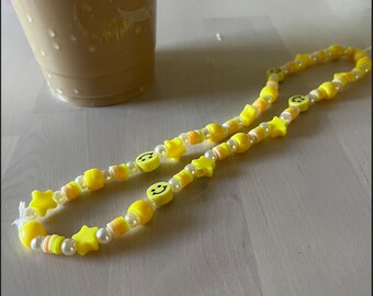 Smiley Face Phone Charm