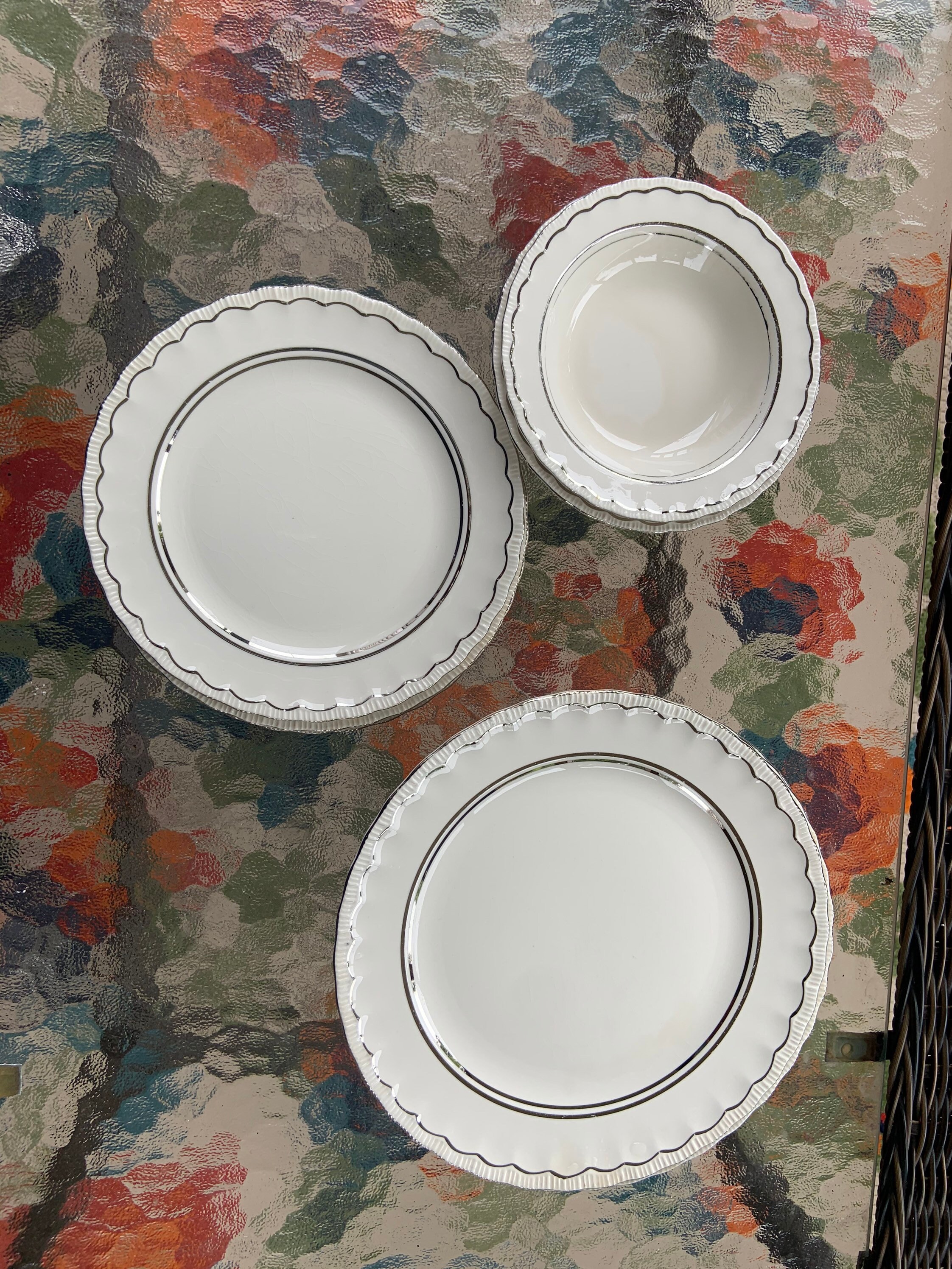 12 piece Sterling Pattern China Pope Gosser 1920s Etsy