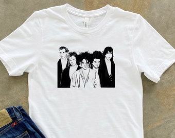 The Cure T-Shirt: Robert Smith Band Tee, 80s New Wave