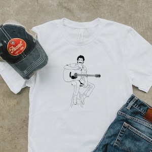 Jim Croce T-Shirt / Soft / Folk Music T-Shirt / Singer Songwriter / Simple / Minimalist T-shirt / 60's 70's Music / Unique T-Shirt /