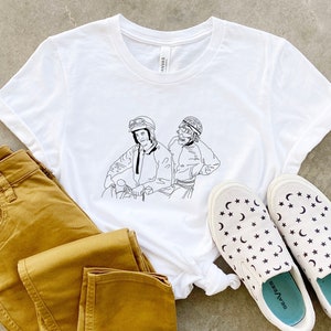 Dumb & Dumber T-Shirt /Jim Carrey /Jeff Daniels / 90&#39;s Movie / Funny T-shirt / Minimalist T-shirt / Soft / Simple/ Movie Lover Gift